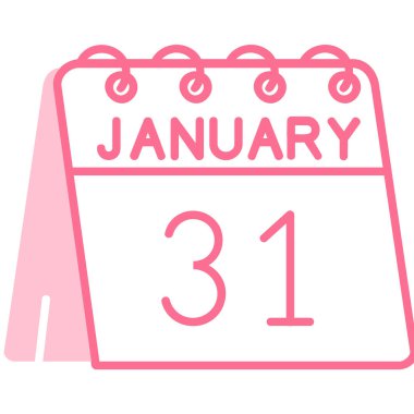 Takvim simgesi vektör illüstrasyonu