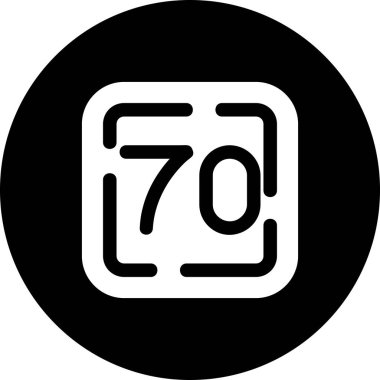 Siyah ve beyaz simgesinin vektör illüstrasyonu