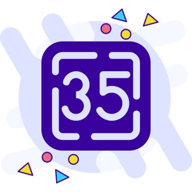 çizgi 5 G teknolojisi ağ simgesi beyaz arkaplanda izole edildi. yüksek - 45 yüksek bağlantı bağlantı veri oranı. Renkli taslak konsepti. vektör