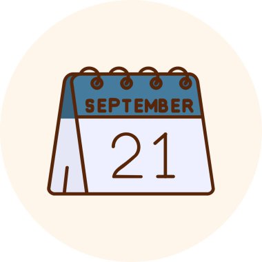 Takvim simgesi tasarımı, vektör illüstrasyonu