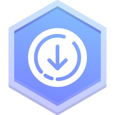 Bir pusula simgesinin vektör çizimi