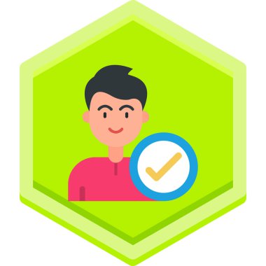 Avatar Adam vektör simgesi