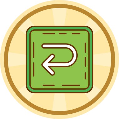 Sikke Simgesi vektör illüstrasyonu