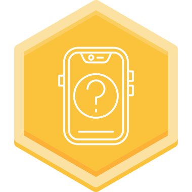 mobil simge vektör illüstrasyonu