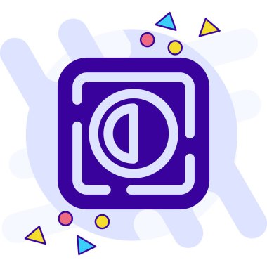 Vektör müzik simgesi illüstrasyonu