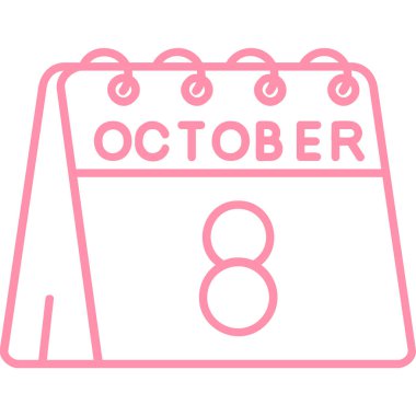 Takvim simgesi tasarımı, vektör illüstrasyonu