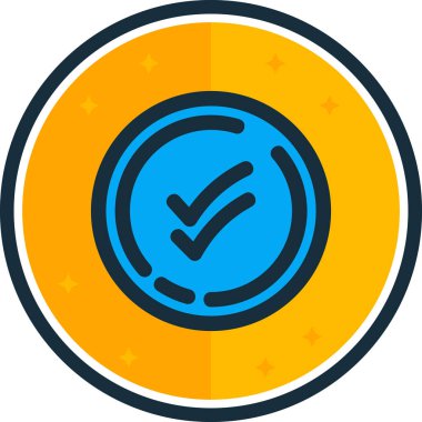 Mavi arkaplanda izole edilmiş modayı işaretle.