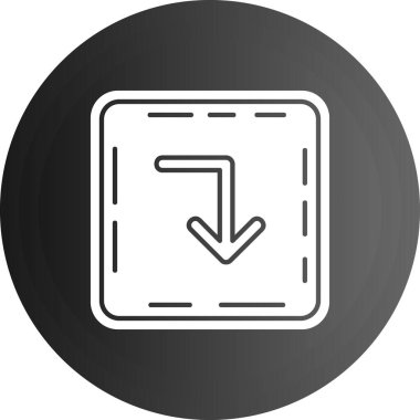 ok simgesi vektör illüstrasyonu