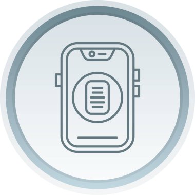 vektör akıllı telefon simgesi