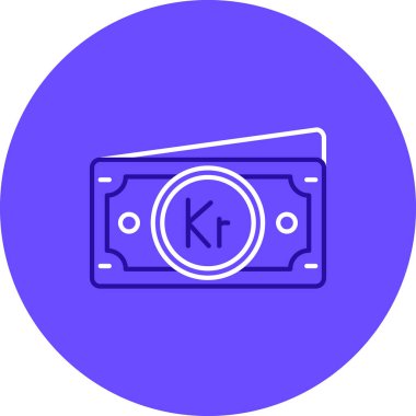 vektör para simgesi illüstrasyonu