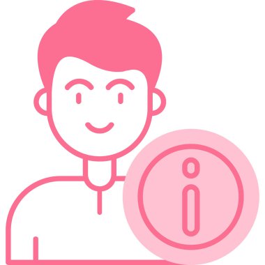 kullanıcı. Web simgesi basit illüstrasyon