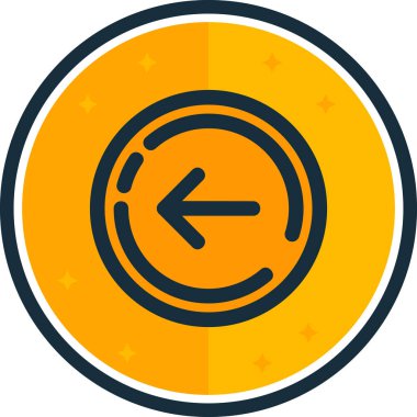 Bir yıldız simgesinin vektör illüstrasyonu