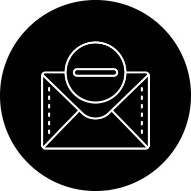 Posta simgesinin vektör illüstrasyonu