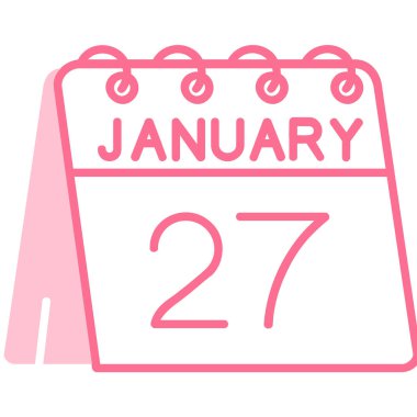 Aralık 27 tarih takvimi simgesi