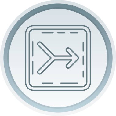 ok Simgesi Soyut Arkaplanda İzole Edildi