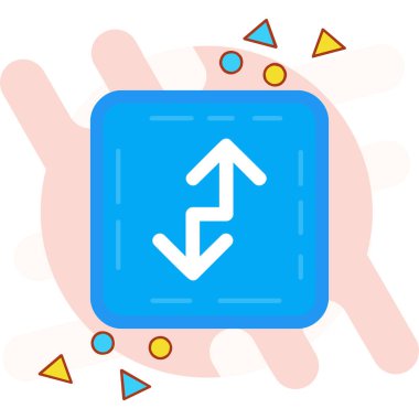 ok yönü simgesi doldurulmuş - taslak biçimi