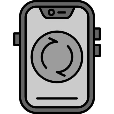 Telefon simgesi vektör illüstrasyonu