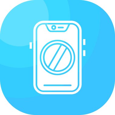 mobil uygulama web simgesi vektör çizimi