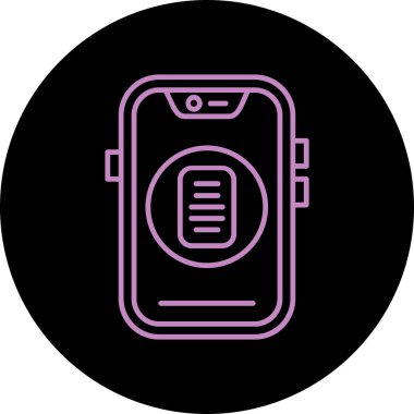 vektör akıllı saat simgesi