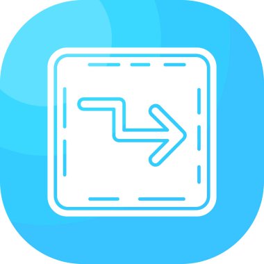 Arrow vektör simgesi illüstrasyonu