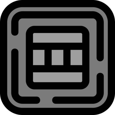 Telefon simgesi vektör illüstrasyonu.