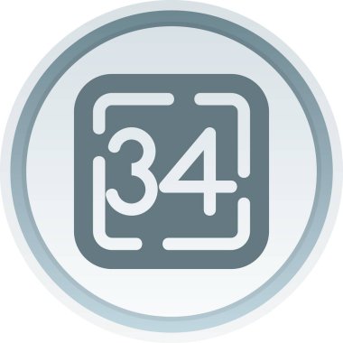 26 saat simgesi, vektör illüstrasyonu