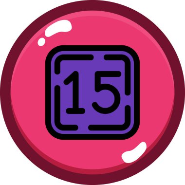 bilardo simgesi vektör illüstrasyon