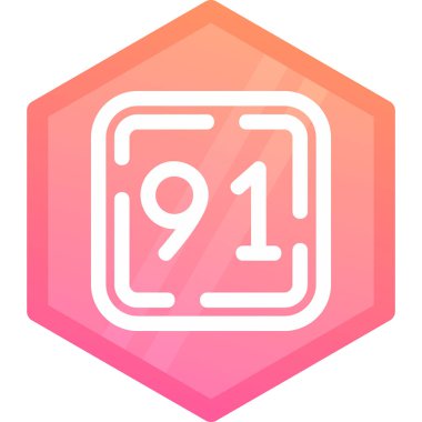 Benzersiz modern ikon vektör illüstrasyonu