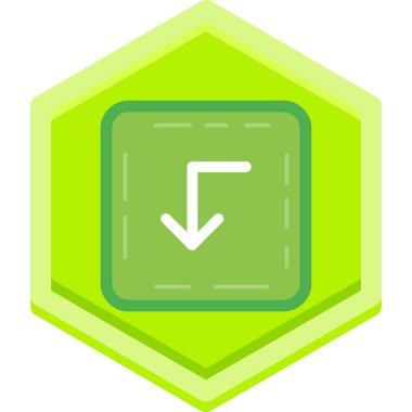 ok simgesi vektör illüstrasyonu