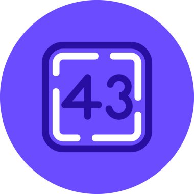 4 4 artı modern simge vektörü, vektör illüstrasyonu