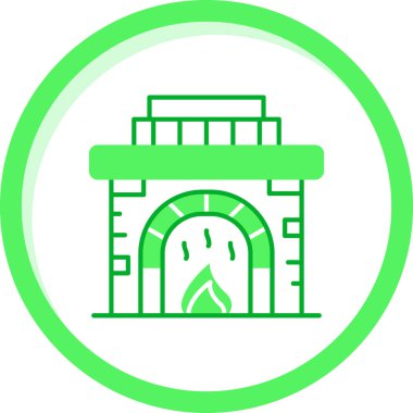 Bina. Web simgesi basit tasarım