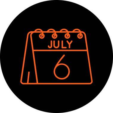 Takvim simgesi vektör illüstrasyonu