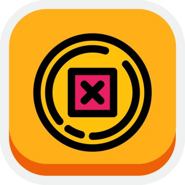 Modern bir simgenin vektör illüstrasyonu