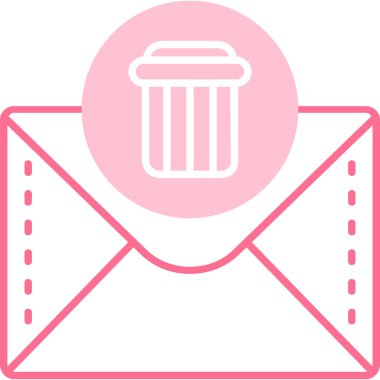 E-posta. Web simgesi basit illüstrasyon