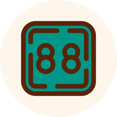 çikolata simge vektör çizim