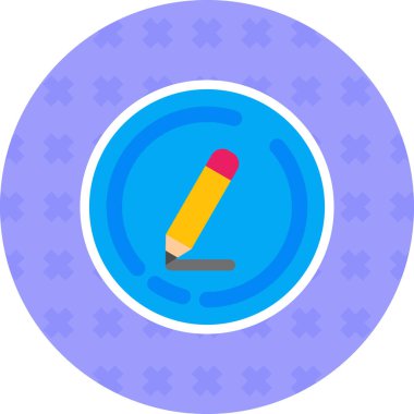 kalem simgesinin vektör illüstrasyonu