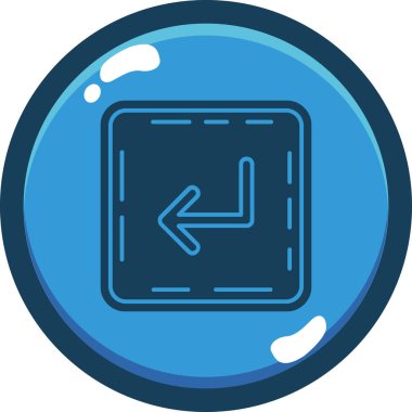 Modern b 'nin vektör illüstrasyonu eksik simgesi