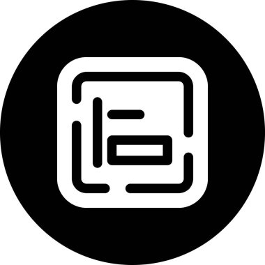 Modern bir simgenin vektör illüstrasyonu