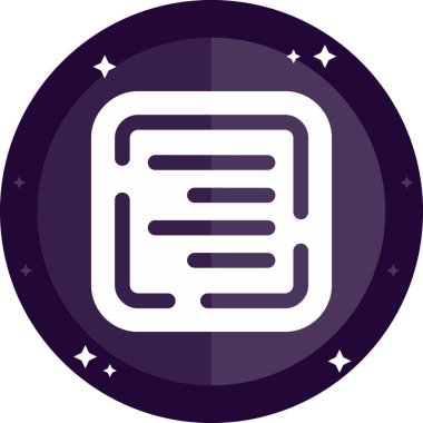 Kontrol listesi. Web simgesi basit illüstrasyon