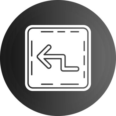 Modern b 'nin vektör illüstrasyonu eksik simgesi