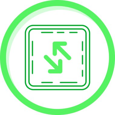 Modern bir simgenin vektör illüstrasyonu