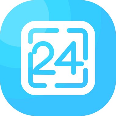 Takvim simgesinin vektör illüstrasyonu