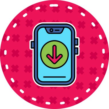 telefon simgesi, vektör illüstrasyonu