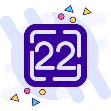 24 saat işaret simgesi. 24 saat işareti. vektör illüstrasyonu