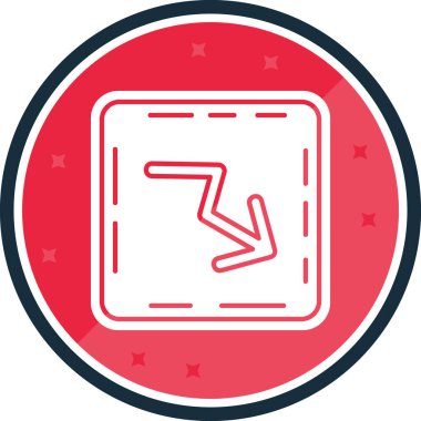 Bir simgenin vektör illüstrasyonu