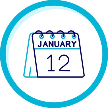 Kişisel tarih takvimi olan illüstrasyon