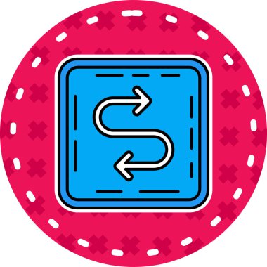 Bir kumarhane simgesinin vektör illüstrasyonu