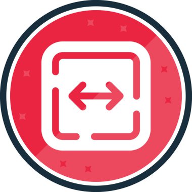 Moda tasarımı içerisindeki ok simgesi izole edilmiş arkaplan, ok simgesi beyaz arkaplanda. ok vektör illüstrasyonu basit tasarım web sitesi ve mobil için modern düz sembol,