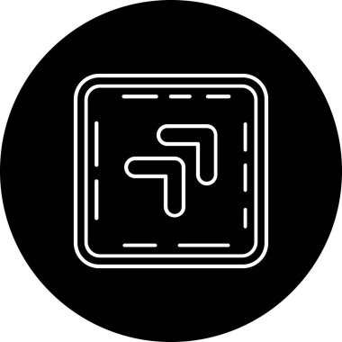 Moda biçimi izole edilmiş arkaplanda harita gezinme simgesi