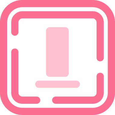 Tek bir düğmenin vektör illüstrasyonu